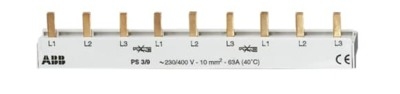 ABB PS3/9 Phasenschiene 3-polig 9Pins 10mm 2CDL231001R1009