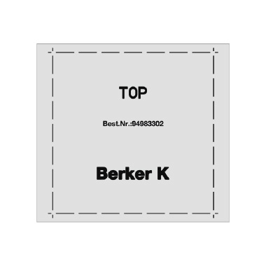 Berker 94983302 Klebefolie