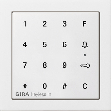 Gira 2605112 Flchenschalter Keyless-In-Codetastatur