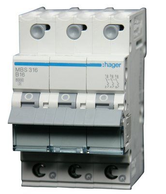 Hager MBS310 Leitungsschutzschalter B 3polig