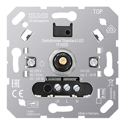 Jung 1730DD Drehdimmer Standard LED Einsatz Inkrementalgeber