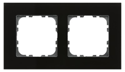 MDT BE-GTR2S.01 Glasrahmen 55mm schwarz 2fach