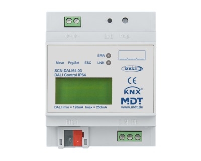 MDT SCN-DALI64.03 DaliControl IP Gateway mit Webinterface mit Farbsteuermodul