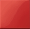 meg33000306 als Beispiel fr Lichtschalter in rot aus dem Schalterprogramm Merten M-Plan Echtglasrahmen.