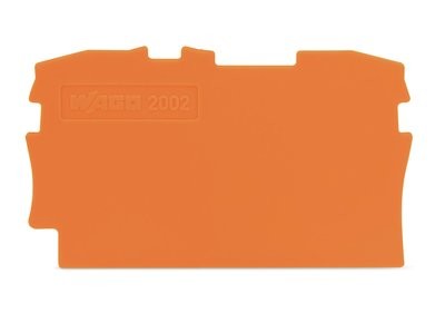Wago 2002-1292 Abschlussplatte Zwischenplatte 0,8mm orange