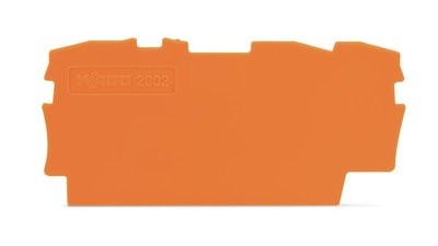 Wago 2002-1392 Abschlussplatte Zwischenplatte 0,8mm Orange
