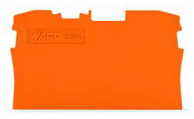 Wago 2004-1292 Abschlussplatte Zwischenplatte 1mm Orange