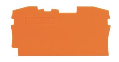 Wago 2006-1292 Abschlussplatte Zwischenplatte 1mm Orange
