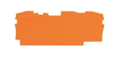 Wago 2006-1392 Abschluss- und Zwischenplatte 1 mm dick orange