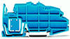 Wago 2009-305 Sammelschienentrger fr TS35 blau